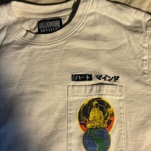 Billionaire Boys Club White Tee with Astronaut Graphic